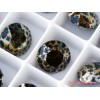 Кристалл XIRIUS Chaton 1088 8мм Jet Gold Patina
