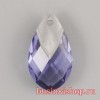 Кристалл подвеска 6565 Pear Metallic Cap 22мм Tanzanite Light Chrome