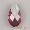 Кристалл подвеска 6565 Pear Metallic Cap 18мм Amethyst Light Chrome