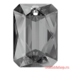 Кристалл подвеска Emerald Cut 6435 11мм CRYSTAL SILVER NIGHT
