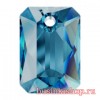 Кристалл подвеска Emerald Cut 6435 16мм Bermuda Bluе
