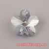 Кристалл подвеска FLOWER 6744 14мм Crystal Blue Shade