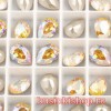 Кристалл PEAR 4320 10мм Light Topaz Shimmer F