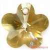 Кристалл подвеска FLOWER 6744 14мм CRYSTAL GOLDEN SHADOW