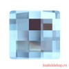 Кристалл Chessboard 2493 20мм AQUAMARINE F