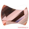 Кристалл Curvy 2540 12мм Rose Peach F НОВИНКА!