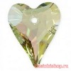Кристалл подвеска Wild heart 6240 12мм CRYSTAL LUMINOUS GREEN