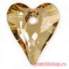 Кристалл подвеска Wild heart 6240 12мм CRYSTAL GOLDEN SHADOW