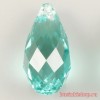Кристалл Briolette 6010 13мм ReCreated Caribbean Green НОВИНКА!