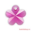 Кристалл подвеска FLOWER 6744 14мм FUCHSIA