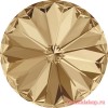 Кристалл Rivoli 1122 14мм Crystal Golden shadow F