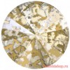 Кристалл Rivoli 1122 14мм CRYSTAL GOLD-PATINA F