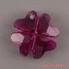 Кристалл подвеска CLOVER 6764 19мм Fuchsia