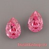 Кристалл PEAR 4320 18мм Rose F Кристалл PEAR 4320 18мм Rose F