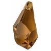 Кристалл подвеска POLYGON DROP 6015 17мм TOPAZ