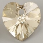 Кристалл подвеска XILION HEART 6228 10мм Crystal Bronze НОВИНКА!